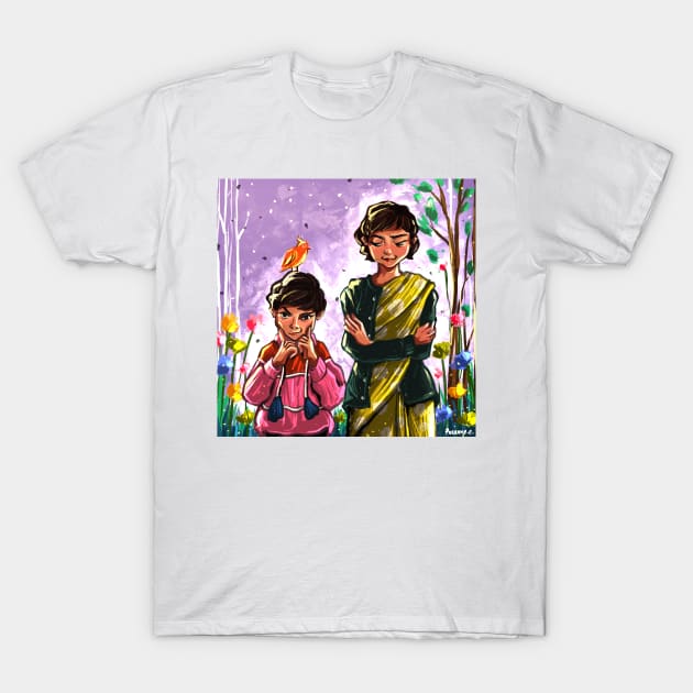 siblings T-Shirt by Pouume